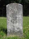 Union Cemetery Headstone