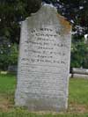 Union Cemetery Headstone