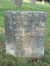 Union Cemetery Headstone