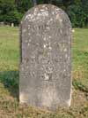 Union Cemetery Headstone